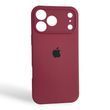 Чохол Silicone Case для Apple iPhone 17 Pro Max бордовий (софт-тач, повний захист камери) 0061851 фото