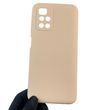 Чохол для Xiaomi Redmi 10 (4G) силіконовий з мікрофіброю нековзний на сяомі редмі 10 4г пудровий