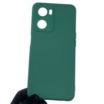 Чохол для OPPO A57s з квадратними гранями із захистом камери на оппо а57с зелений 0012421 фото