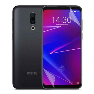 Плёнка гидрогелевая для Meizu 16 МАТОВАЯ на мейзу 16 прозрачная 0005953 фото