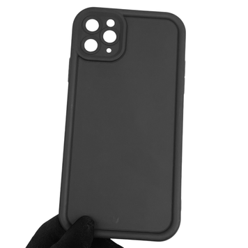 Чехол силиконовый Soft Touch для Apple iPhone 11 Pro Max черный (Полная защита камеры) 0039339 фото