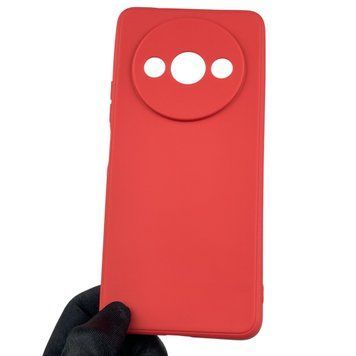 Чехол для Xiaomi Redmi A3 с квадратными гранями с защитой камеры на сяоми редми а3 красный 0012773 фото