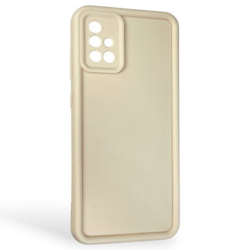 Чехол силиконовый Soft Touch для Samsung Galaxy M34 5G (SM-M346) молочный (Полная защита камеры) 0044059 фото
