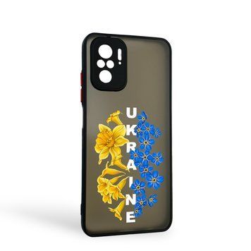 Чехол для телефона Xiaomi Redmi Note 10S с 3D принтом патриотическим с высокими бортами на сяоми редми нот 10с черный 0038087 фото