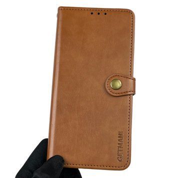 Чехол-книжка для TECNO Spark 10 Pro (KI7) с магнитной застежкой с подставкой на техно спарк 10 про коричневая 0011970 фото