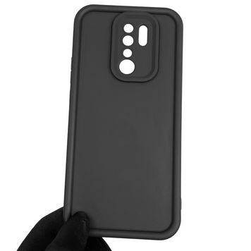 Чохол силіконовий Soft Touch для Xiaomi Redmi 9 чорний (Повний захист камери) 0039878 фото