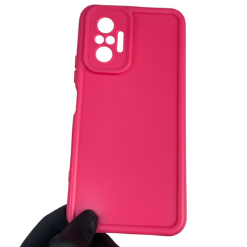 Чохол силіконовий Soft Touch для Xiaomi Redmi Note 10 Pro малиновий (Повний захист камери) 0039949 фото