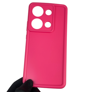 Чохол силіконовий Soft Touch для Xiaomi Poco M6 Pro 4G малиновий (Повний захист камери) 0040001 фото