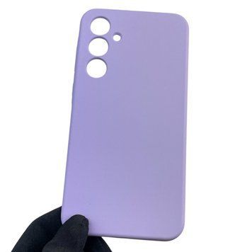 Чохол для Samsung Galaxy A35 5G (SM-A356B) силіконовий з мікрофіброю нековзний на самсунг а35 5г бузковий 0031954 фото