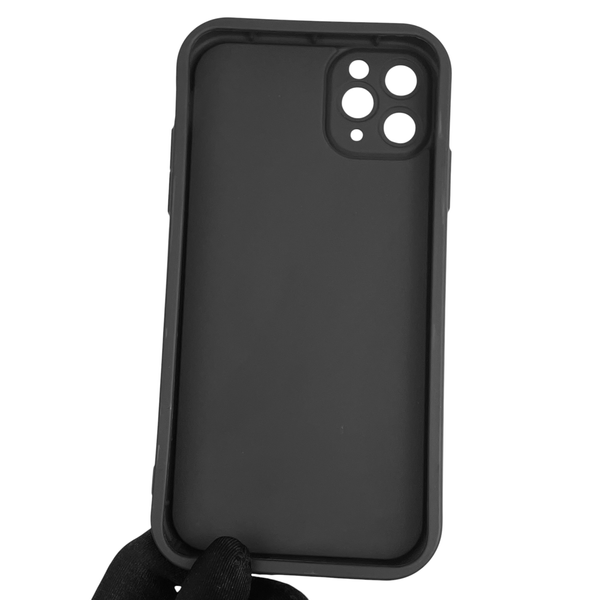 Чехол силиконовый Soft Touch для Apple iPhone 11 Pro Max черный (Полная защита камеры) 0039339 фото