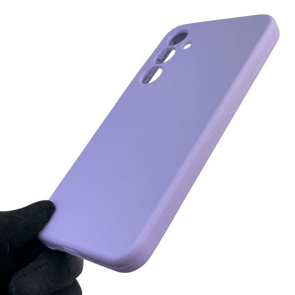 Чохол для Samsung Galaxy A35 5G (SM-A356B) силіконовий з мікрофіброю нековзний на самсунг а35 5г бузковий 0031954 фото