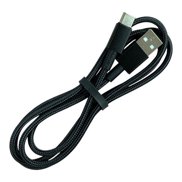 Кабель Hoco X119 USB &ndash; Type-C 1 м чёрный (нейлоновая оплётка, 3A, быстрая зарядка) 0062551 фото