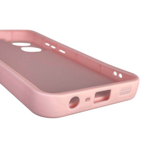 Чехол силиконовый Soft Touch с 3D принтом для Oppo A78 4G розовый (Полная защита камеры) 0040319 фото