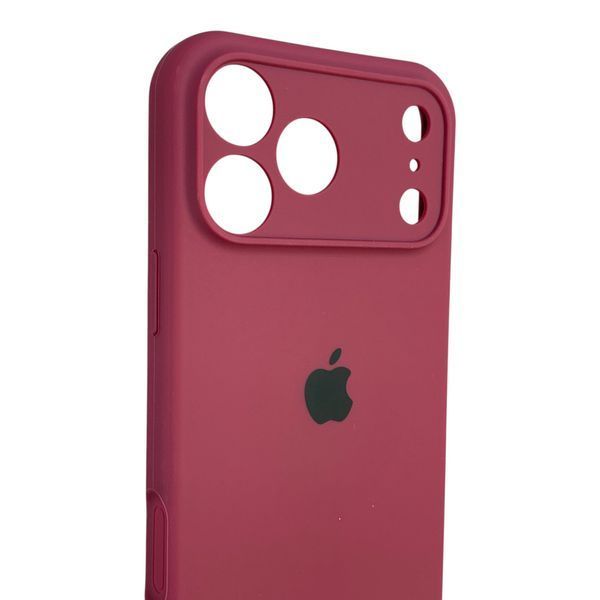 Чохол Silicone Case для Apple iPhone 17 Pro Max бордовий (софт-тач, повний захист камери) 0061851 фото