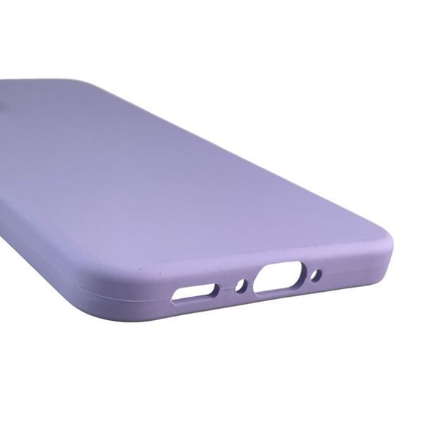 Чехол для Samsung Galaxy A56 (SM-A566B) силиконовый с микрофиброй нескользящий на самсунг а56 сиреневый 0032099 фото