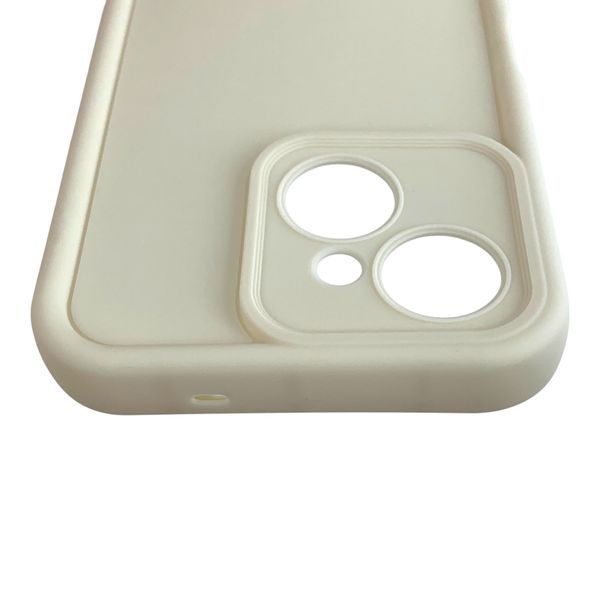 Чехол силиконовый Soft Touch для Tecno Spark 40C (KM4k) молочный (Полная защита камеры) 0054501 фото