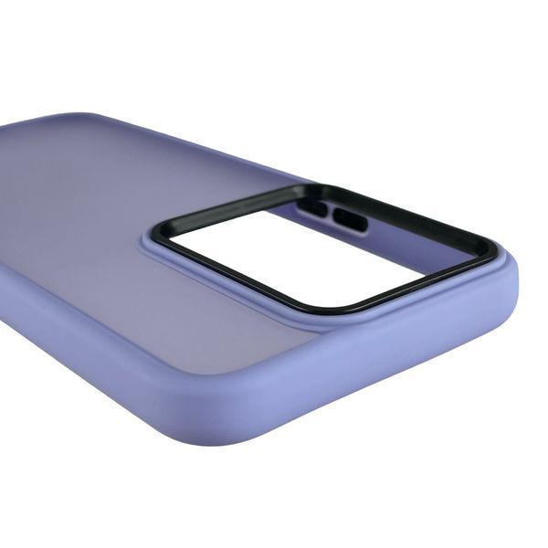 Чохол для TECNO Spark 8C KG5k протиударний матовий напівпрозорий з високими бортами на техно спарк 8с бузковий 0000239 фото