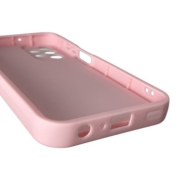 Чехол силиконовый Soft Touch с 3D принтом смешного теда мишки для Samsung Galaxy A23 5G розовый (Полная защита камеры) 0049187 фото