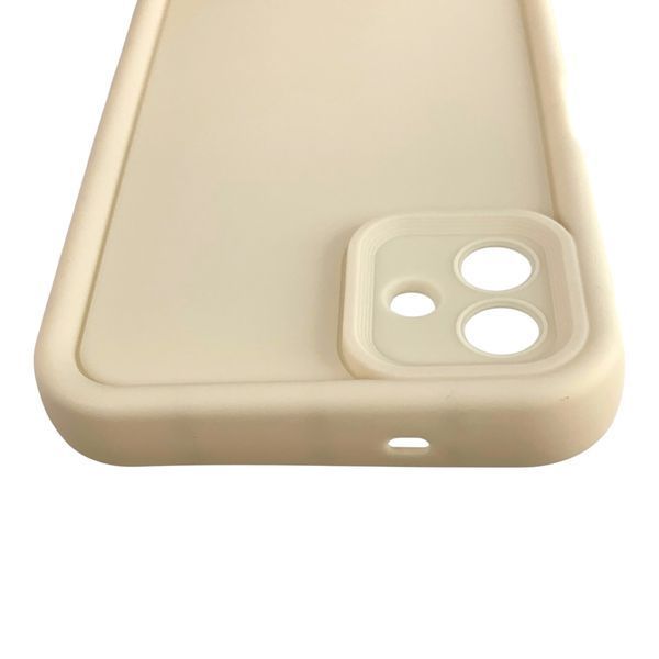 Чехол силиконовый Soft Touch для Samsung Galaxy A04 молочный (Полная защита камеры) 0053962 фото