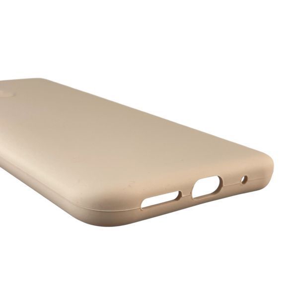 Чехол для Xiaomi Redmi 10 (4G) силиконовый с микрофиброй нескользящий на сяоми редми 10 4г пудровый 0032550 фото