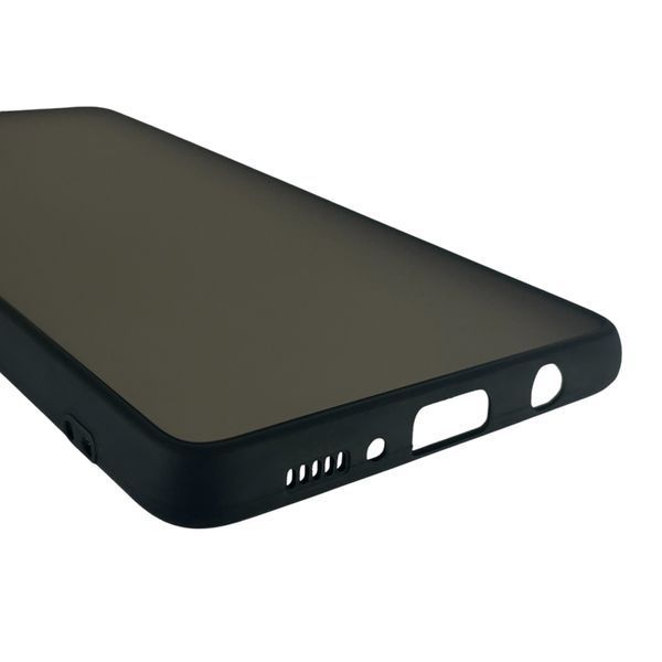 Чохол для Samsung Galaxy A71 (SM-A715F) матовий з високими бортами з захистом камери на самсунг а71 чорний 0012140 фото