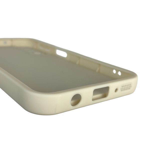 Чехол силиконовый оригинальный Soft Touch с 3D принтом мема сибу для Samsung Galaxy A7 2018 (SM-A750) молочный (Полная защита камеры) 0047643 фото
