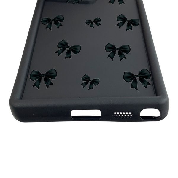 Чохол силіконовий Soft Touch з 3D принтом для Samsung Galaxy S22 Ultra чорний (Повний захист камери) 0057711 фото
