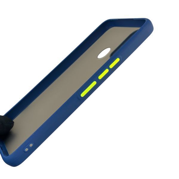 Чохол для телефона Tecno Spark 7 Go (KF6m) з високими бортами із захистом камери на техно спарк 7 го темно-синій 0026134 фото