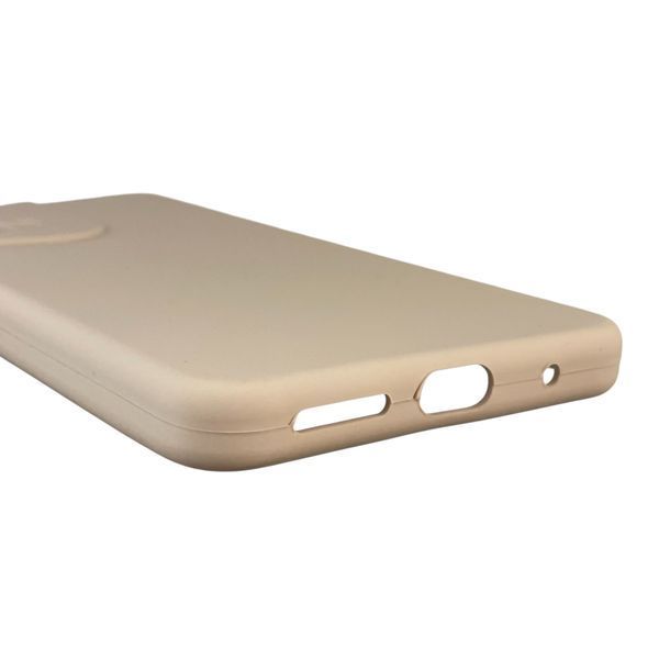 Чохол для Motorola Moto G24 (PB1E0003RS) силіконовий з мікрофіброю нековзний на моторола г24 пудровий 0031767 фото