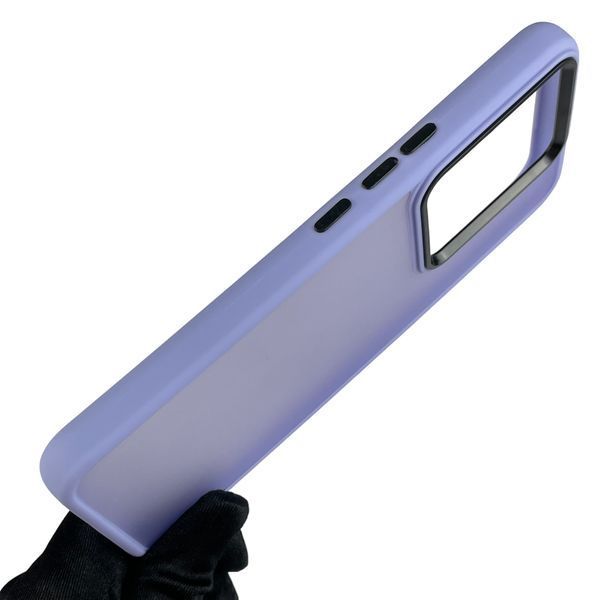 Чохол для TECNO Spark 8C KG5k протиударний матовий напівпрозорий з високими бортами на техно спарк 8с бузковий 0000239 фото