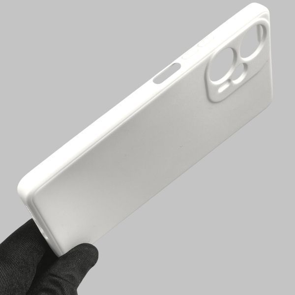 Чехол для Xiaomi Poco F5 с квадратными гранями с защитой камеры на сяоми поко ф5 белый 0012671 фото