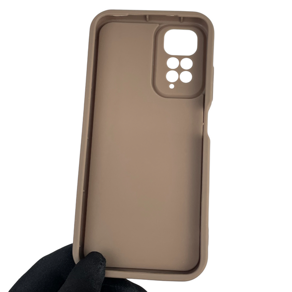Чохол силіконовий Soft Touch з 3D принтом для Xiaomi Redmi Note 11s коричневий (Повний захист камери) 0040827 фото