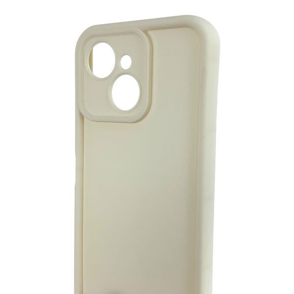 Чехол силиконовый Soft Touch для Tecno Spark 40C (KM4k) молочный (Полная защита камеры) 0054501 фото