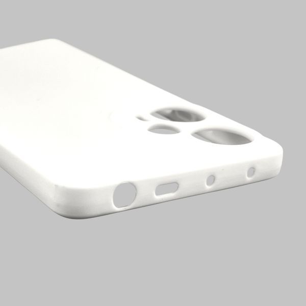 Чехол для Xiaomi Poco F5 с квадратными гранями с защитой камеры на сяоми поко ф5 белый 0012671 фото