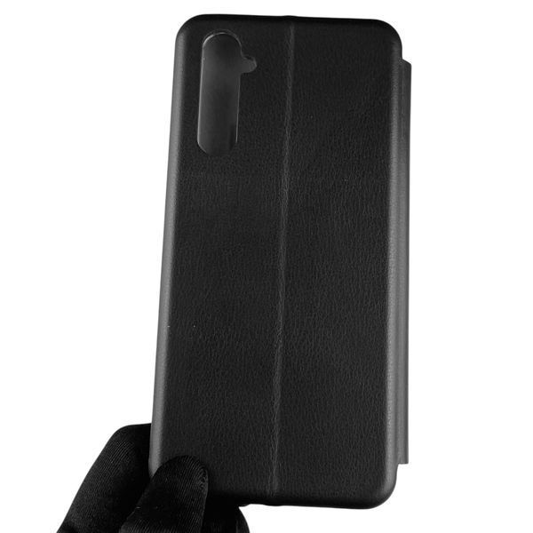 Чехол-книжка для Realme 6 Pro из экокожи с подставкой на реалми 6 про черная gd1 0013519 фото