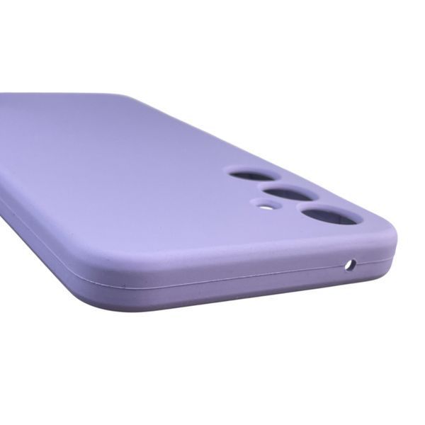 Чохол для Samsung Galaxy A35 5G (SM-A356B) силіконовий з мікрофіброю нековзний на самсунг а35 5г бузковий 0031954 фото