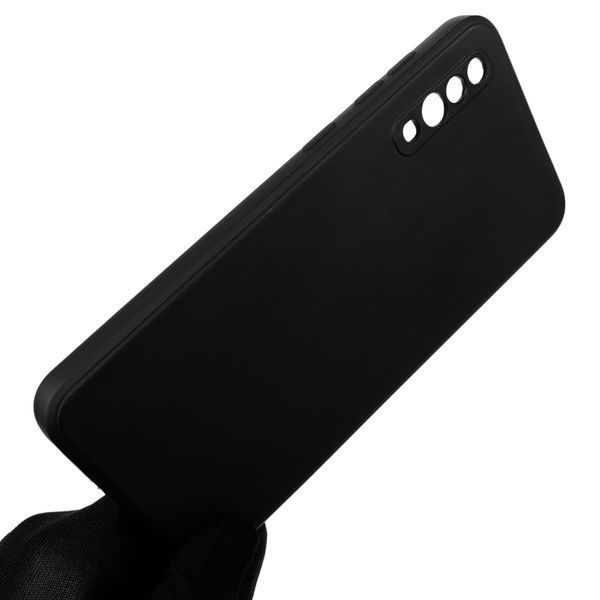 Чохол для Samsung Galaxy A50 SM-A505F із квадратними гранями із захистом камери на самсунг а50 чорний 0001294 фото