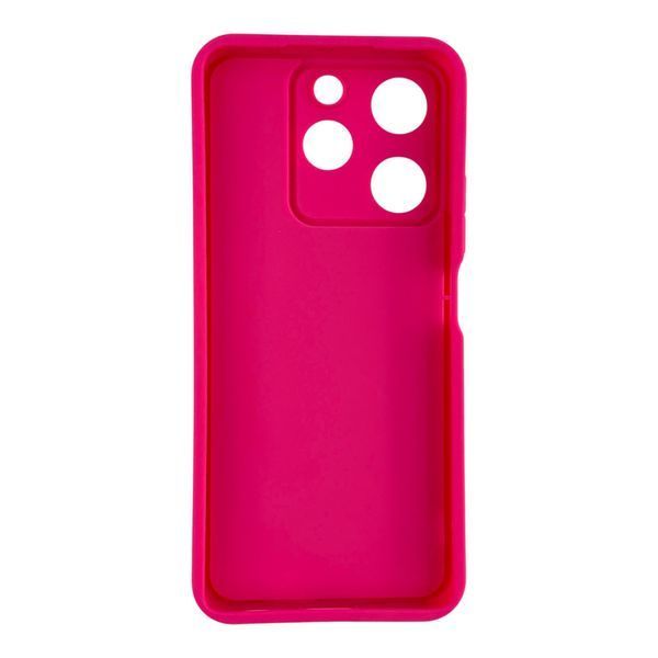 Чехол силиконовый Soft Touch для Tecno Spark 10 Pro (KI7) малиновый (Полная защита камеры) 0054451 фото