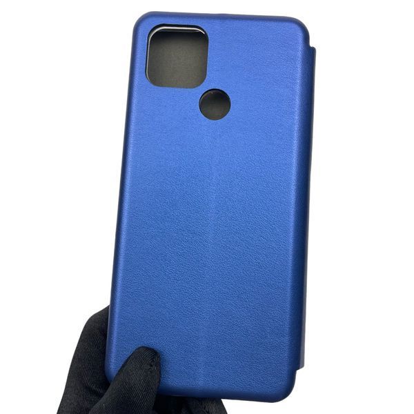 Чохол-книжка для Oppo a15 із підставкою на оппо а15 синя 0002154 фото