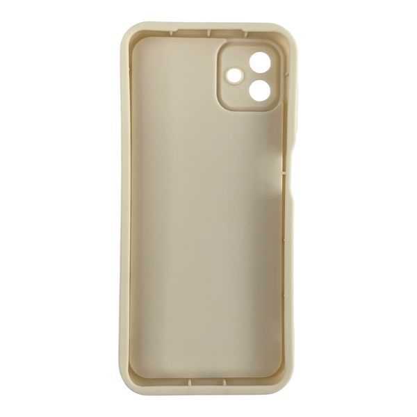 Чехол силиконовый Soft Touch для Samsung Galaxy A04 молочный (Полная защита камеры) 0053962 фото