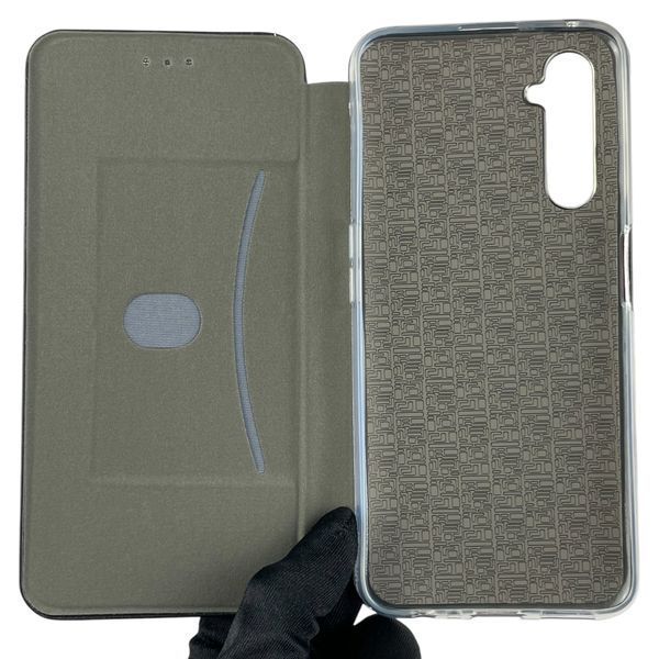 Чехол-книжка для Realme 6 Pro из экокожи с подставкой на реалми 6 про черная gd1 0013519 фото