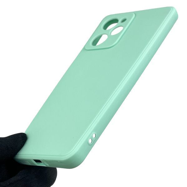 Чохол для Xiaomi POCO X5 Pro 5G з квадратними гранями із захистом камери на сяомі поко х5 про 5г м'ятний 0012723 фото