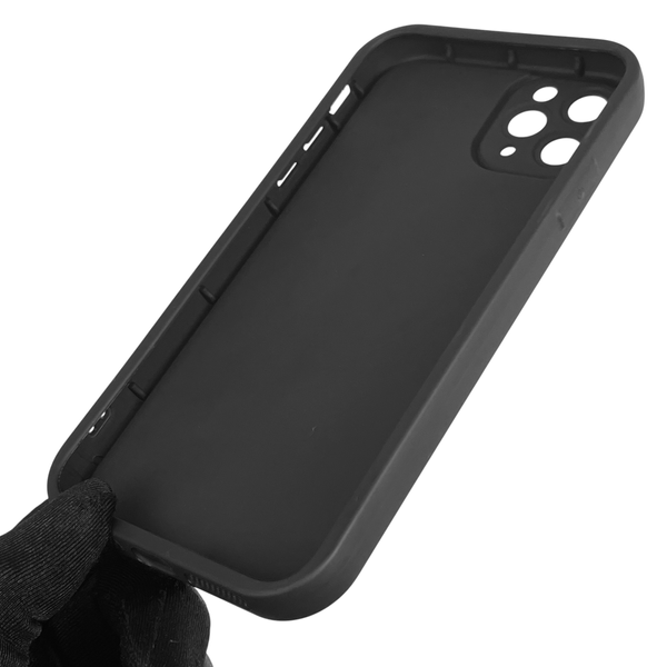 Чехол силиконовый Soft Touch для Apple iPhone 11 Pro Max черный (Полная защита камеры) 0039339 фото