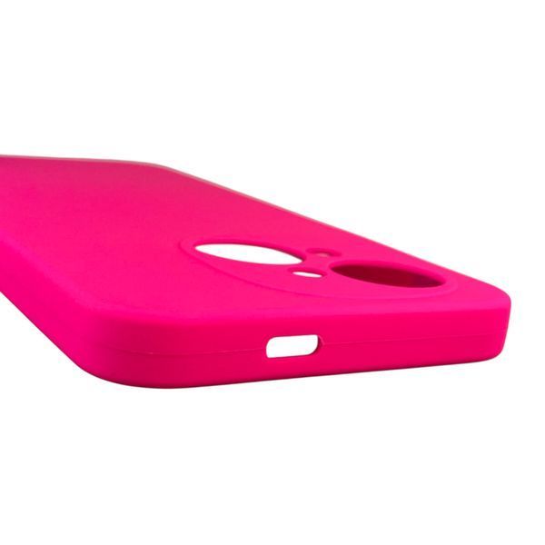 Чехол для Tecno Spark Go 2025 (KL4) силиконовый с микрофиброй нескользящий на техно спарк го 2025 малиновый 0032320 фото