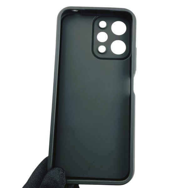 Чехол для Xiaomi Redmi 12 4G с 3д рисунком детский женский объёмный на сяоми редми 12 чёрный 0013310 фото