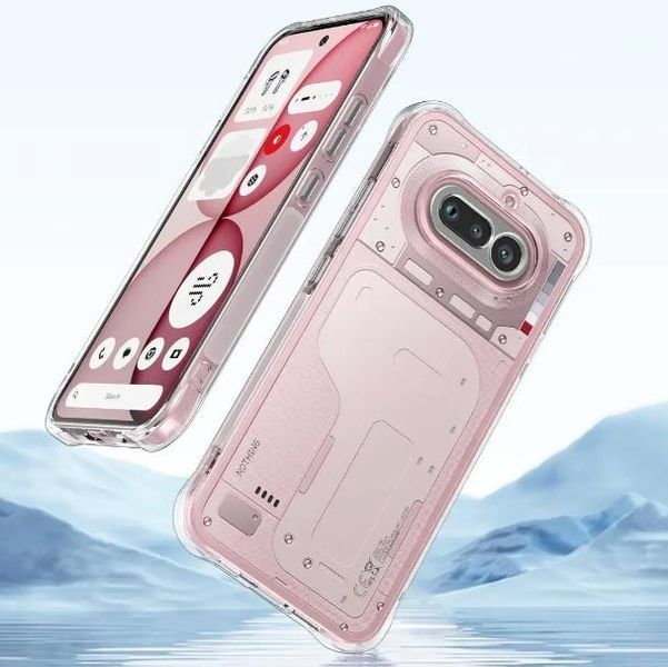 Чохол для Nothing Phone (3a) прозорий з бронь кутами із захистом камери протиударний (борти вище екрана, нафинг фон 3а) 0061557 фото
