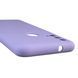 Чохол для Motorola Moto E30 силіконовий з мікрофіброю нековзний на моторола е30 бузковий 0031703 фото 6