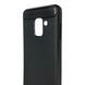 Чехол для телефона Samsung Galaxy A8 2018 (SM-A530F) карбоновый противоударный с высокими бортами черный 0052174 фото 5