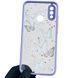 Чохол для Huawei Nova 3E з блискітками з метеликами на хуавей нова 3е бузковий 0037780 фото 4
