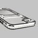 Чохол для Apple iPhone SE 2020 зі срібною окантовкою з кишенькою для карток на айфон се 2020 срібний 0013181 фото 5
